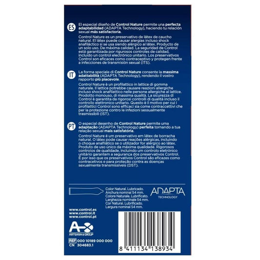 CONTROL - ADAPTA NATURE PRESERVATIVI 24 UNITÀ
