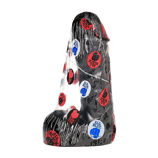 ALL BLACK - DILDO ANALE 19 CM