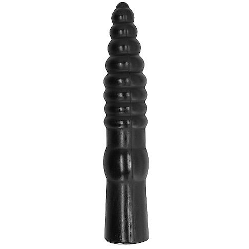 ALL BLACK - DILDO ANALE 33 CM