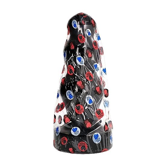 ALL BLACK - BIG PLUG ANALE 38 CM
