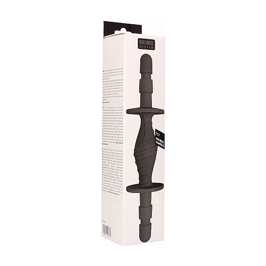 HUNG SYSTEM - DILDO DOPPIA PENETRAZIONE NERA
