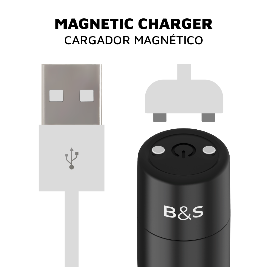 MINI VIBRATORE BULLET RICARICABILE, COMPATTO E POTENTE, CONTROLLI INTUITIVI