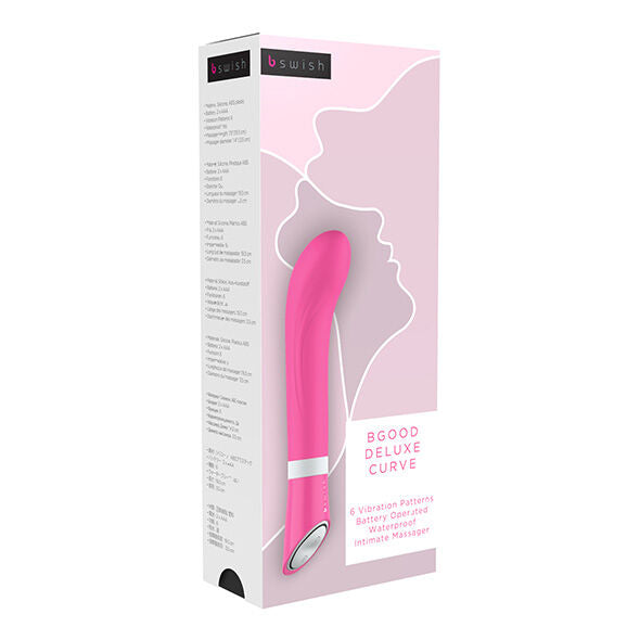 B SWISH - B GOOD DELUXE CURVE MASSAGGIATORE ROSA