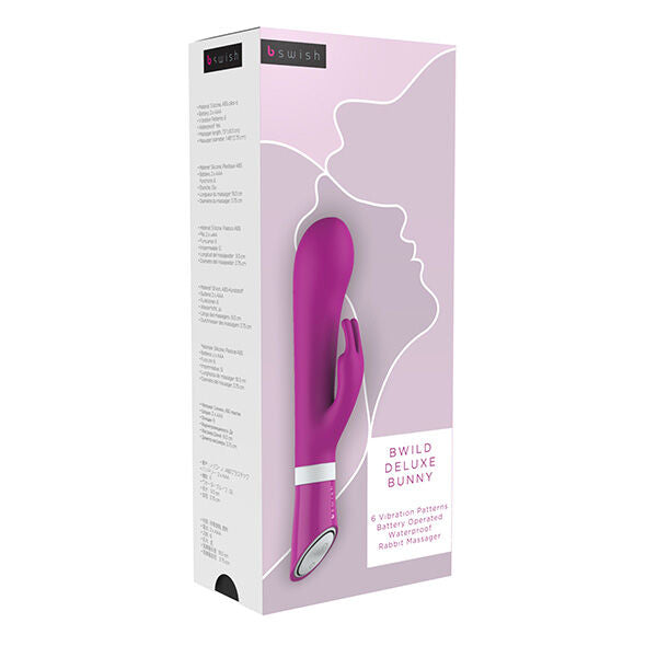 VIBRATORE CON RABBIT BWILD DELUXE BUNNY ROSA