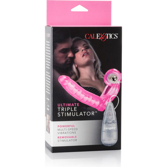 CALEXOTICS - THE ULTIMATE TRIPLE STIMULATOR PROLUNGA VIBRANTE PER DOPPIA PENETRAZIONE 