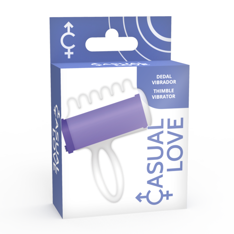 STIMOLATORE CLITORIDE FINGER VIBRATOR, ERGONOMICO E DISCRETO, TEXTURE STIMOLANTE