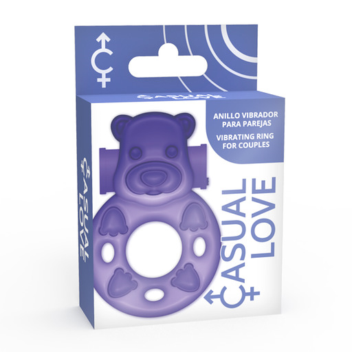 CASUAL LOVE - RING 26 ANELLO VIBRANTE PER COPPIE VIOLA