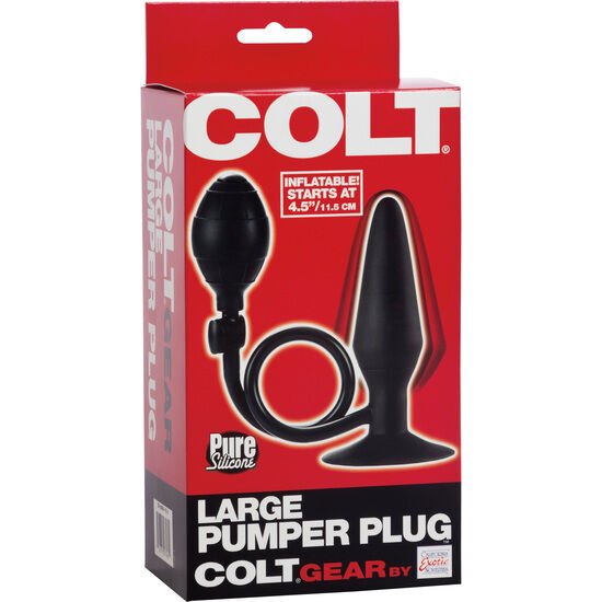 PLUG ANALE GONFIABILE SILICONE, VALVOLA DI SICUREZZA, POMPA INCLUSA