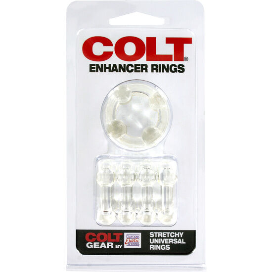 CALEXOTICS - COLT ENHANCER SET 2 ANELLI TRASPARENTI