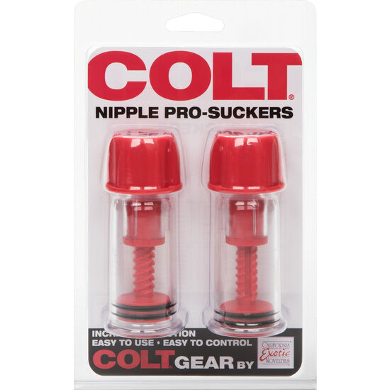 CALEXOTICS - COLT NIPPLE PRO SUCKERS STIMOLATORI CAPEZZOLI ROSSO