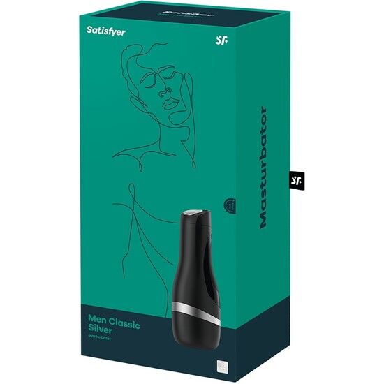 SATISFYER - MEN CLASSIC MASTURBATORE UOMO NERO