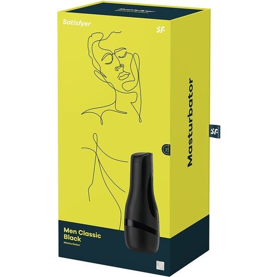 SATISFYER - MEN CLASSIC MASTURBATORE UOMO NERO