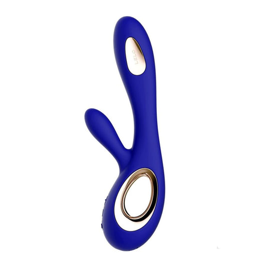LELO - SORAYA WAVE VIBRATORE CON RABBIT BLU NOTTE