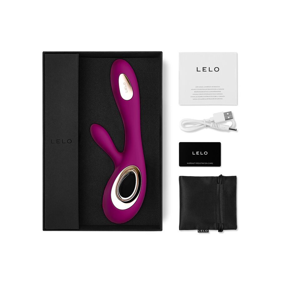 LELO - SORAYA WAVE VIBRATORE RABBIT ROSA INTENSO