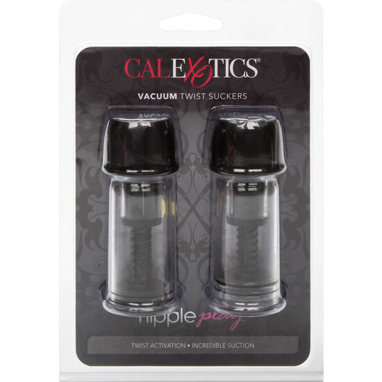 CALEXOTICS - VACUUM  SUCKERS STIMOLATORI  CAPEZZOLI NERI