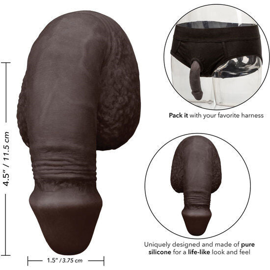CALEXOTICS - PACKER PER PENE IN SILICONE  12,75 CM SCURO
