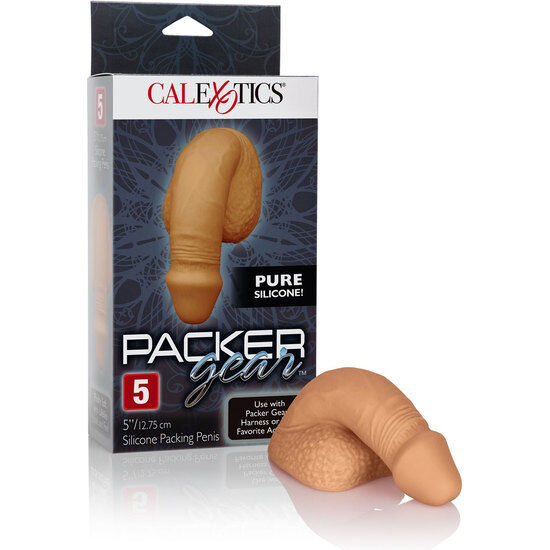 CALEXOTICS - PACKER PER PENE IN SILICONE  12,75 CM CARAMEL