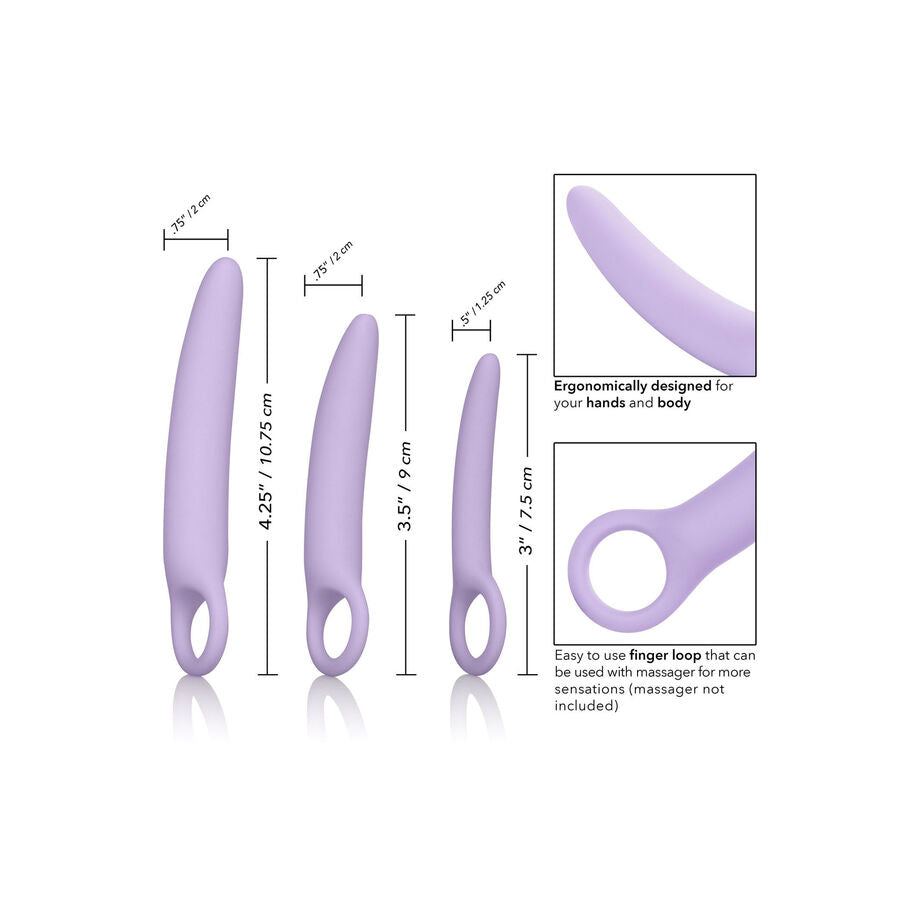CALEXOTICS -  ALENA SET DI 3 DILATATORI VAGINALI IN SILICONE