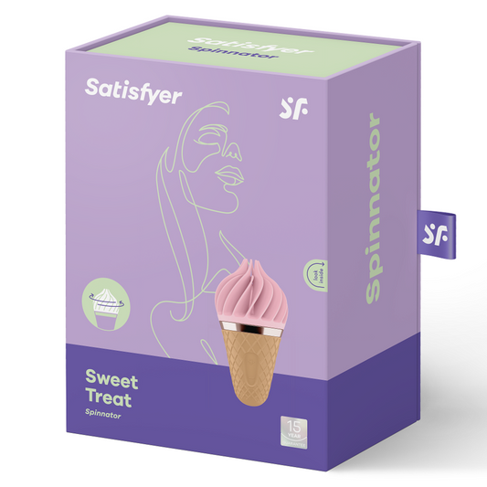 SATISFYER -SWEET TREAT SPINNATOR STIMOLATORE ROTANTE 