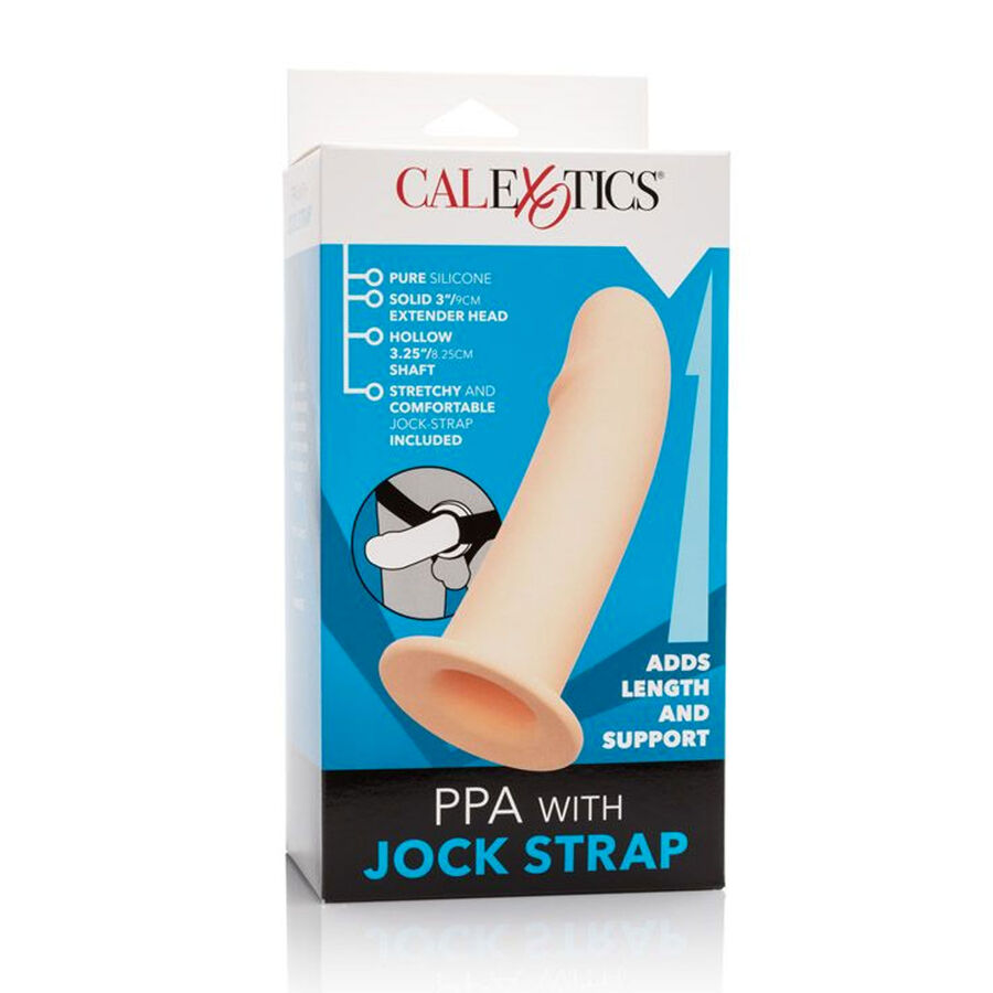 CALEXOTICS - PPA HARNESS CON PROLUNGA DILDO CAVO NUDE