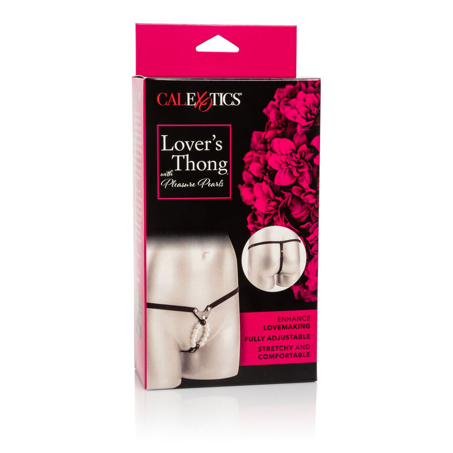 PERIZOMA DONNA CON PERLINE, STIMOLAZIONE DOPPIA, REGOLABILE