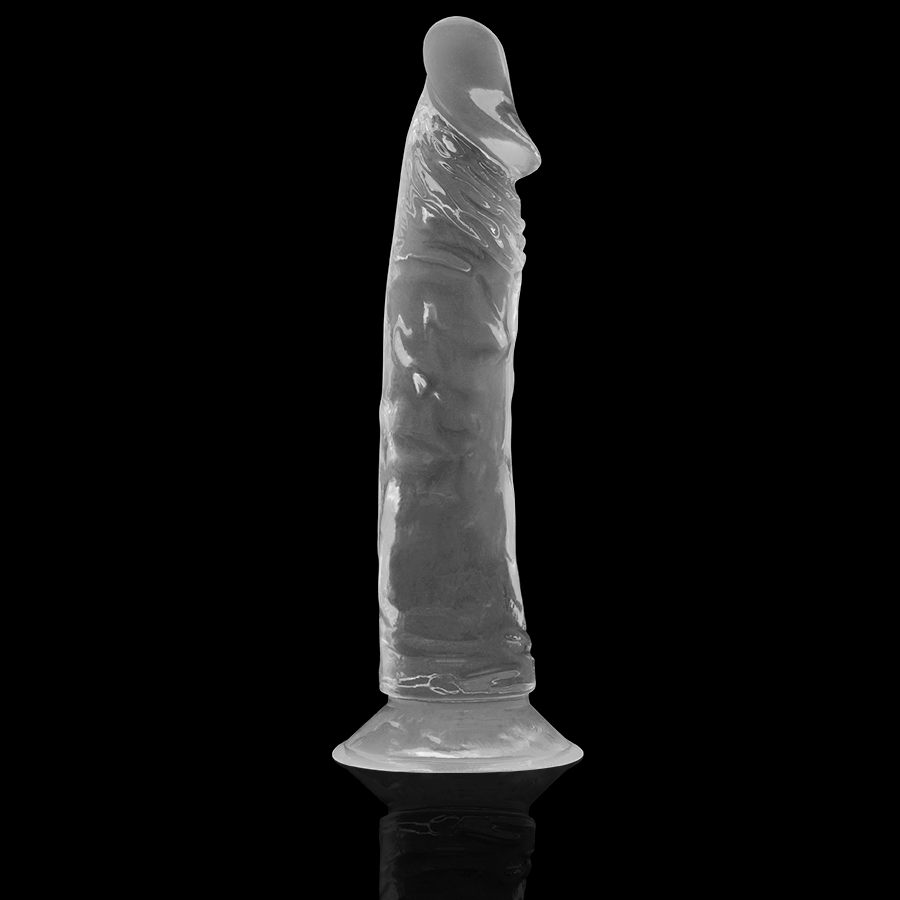 X RAY - DILDO REALISTICO IN JELLY TRASPARENTE 21 CM -O- 4 CM