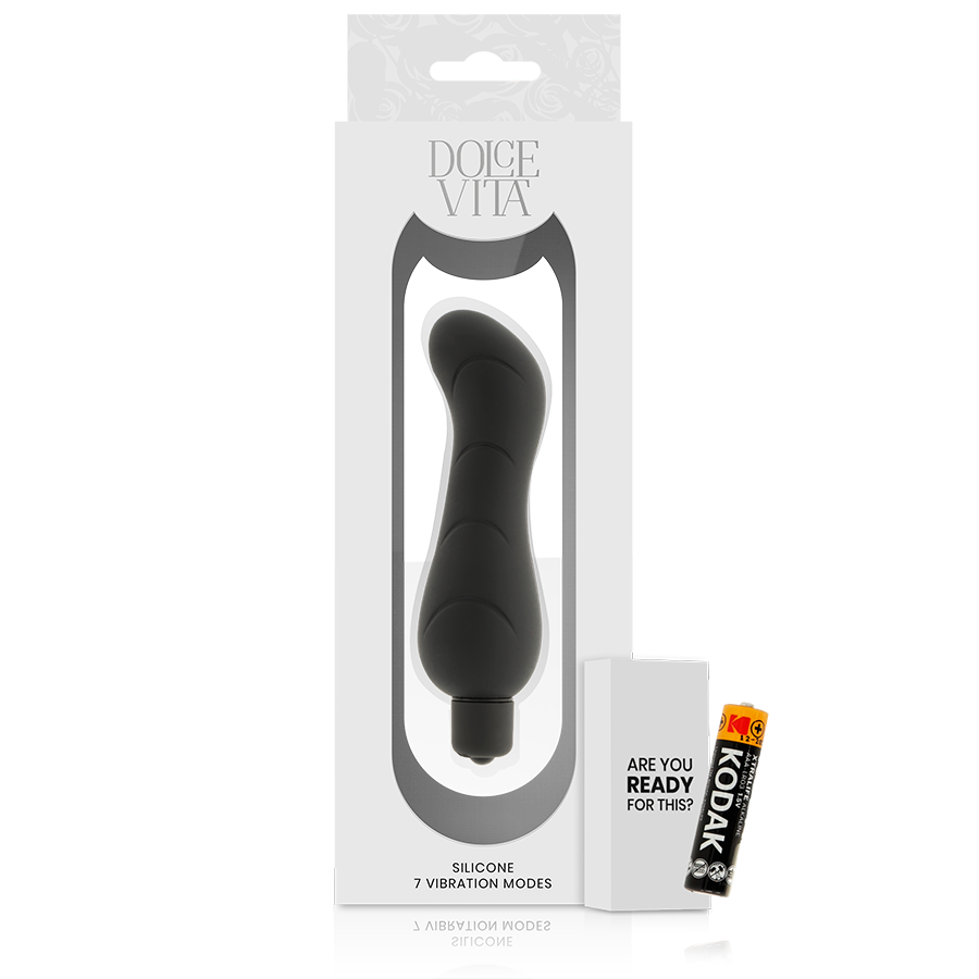 DOLCE VITA - G-SPOT VIBRATORE IN SILICONE NERO