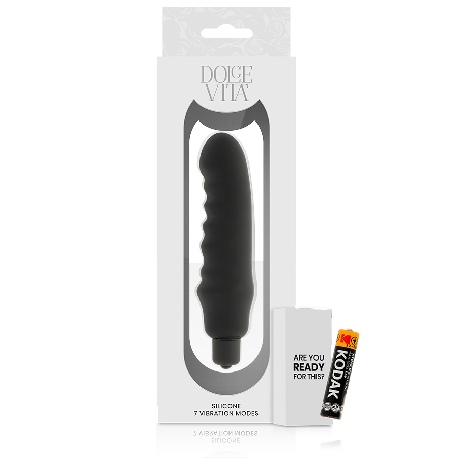 DOLCE VITA - GENIUS VIBRATORE IN SILICONE NERO