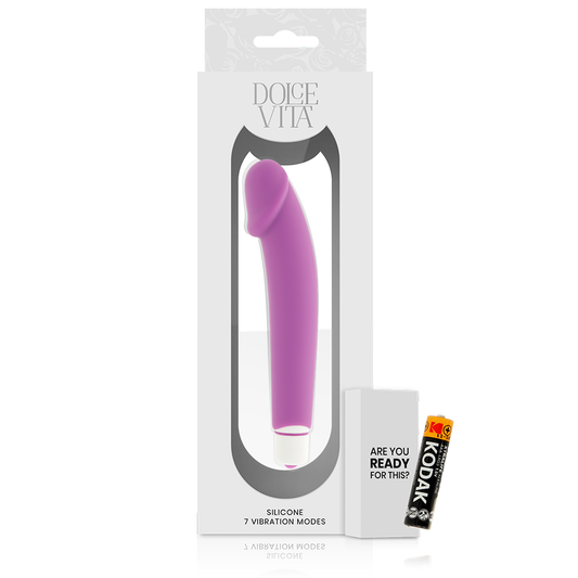 DOLCE VITA - DILDO REALISTICO SILICONE VIOLA