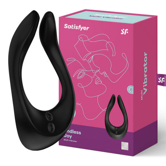 SATISFYER - PARTNER MULTIFUN 2 STIMOLATORE MULTIFUNZIONE DI COPPIA NERO