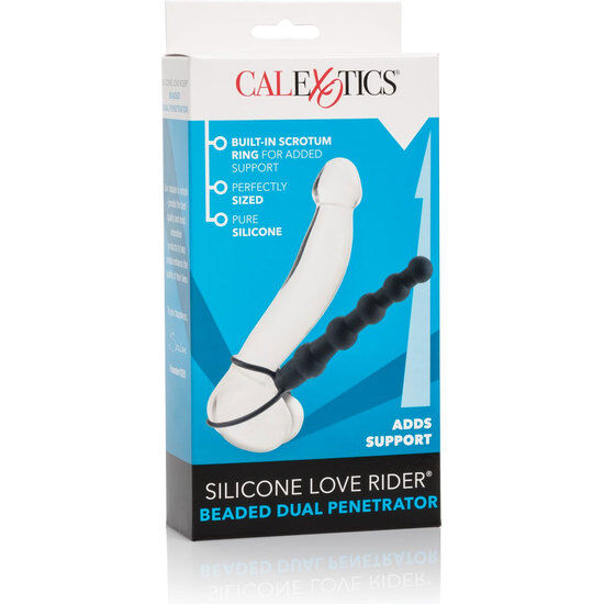 CALEXOTICS - BEADED DUAL PENETRATOR PROLUNGA PENE