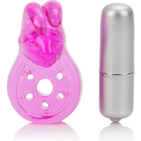 CALEXOTICS - MICRO VIBE AROUSER BUNNY ANELLO CON BULLET E RABBIT