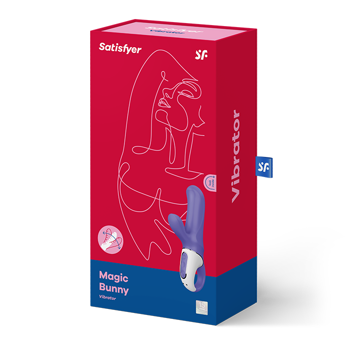 SATISFYER - MAGIC BUNNY VIBRATORE IMPERMEABILE CON RABBIT