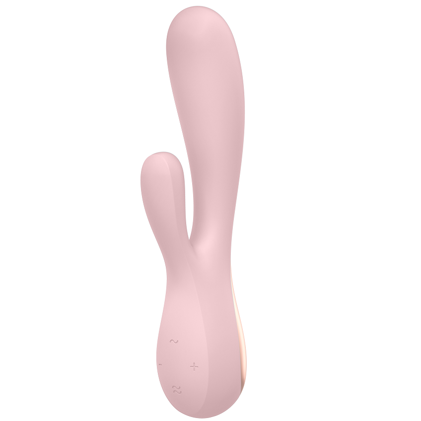 SATISFYER - MONO FLEX VIBRATORE  CON APP ROSA