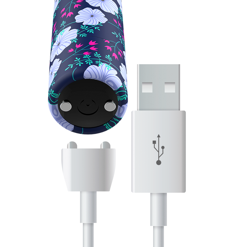 CUSTOM BULLETS - SPRING BULLET RICARICABILE  10 MODALITA' DI VIBRAZIONE