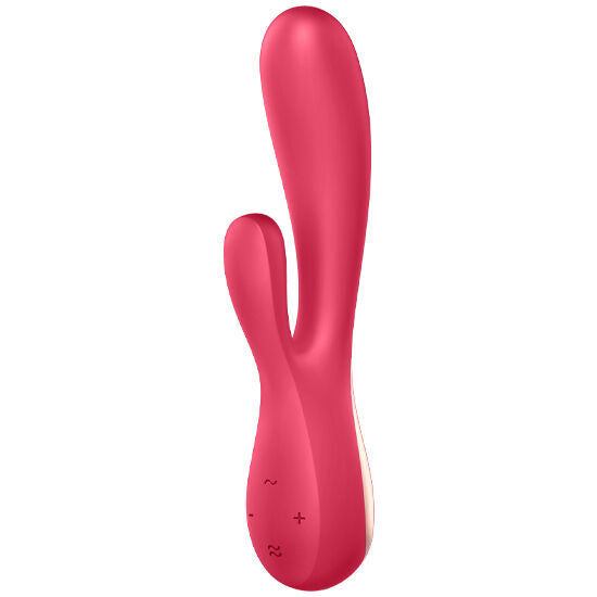 SATISFYER - MONO FLEX VIBRATORE  CON APP ROSA