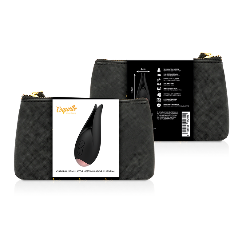 COQUETTE CHIC DESIRE - STIMOLATORE CLITORIDEO NERO / ORO