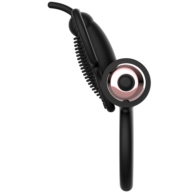 COQUETTE CHIC DESIRE - ANELLO PENE A FARFALLA CON VIBRATORE NERO/ORO