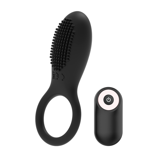 COQUETTE CHIC DESIRE - ANELLO PER IL PENE RICARICABILE CON TELECOMANDO  NERO/ORO