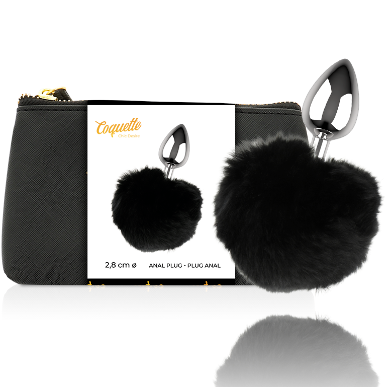 COQUETTE CHIC DESIRE - PLUG ANALE IN METALLO DIMENSIONI L 2,8 X 4,1 CM