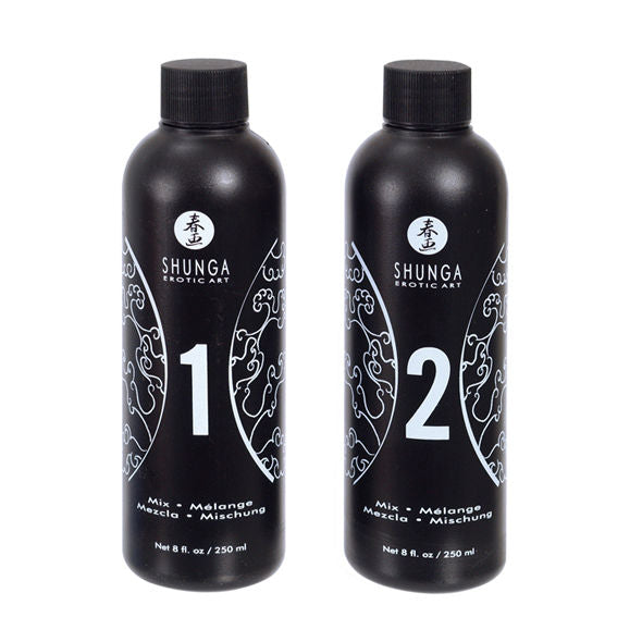 SHUNGA - KIT CON GEL DA MASSAGGIO EROTICO ALLE FRAGOLE E CHAMPAGNE