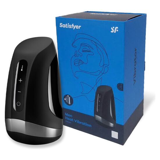 SATISFYER - MEN HEAT MASTURBATORE UOMO CON CALORE E VIBRAZIONE