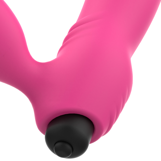 OHMAMA - BIX VIBRATORE DOPPIO STIMOLATORE EDIZIONE NATALIZIA ROSA