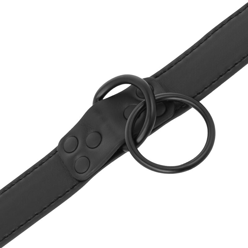 COLLARE NERO ROBUSTO CON CATENA, COMFORT REGOLABILE, CONTROLLO TOTALE