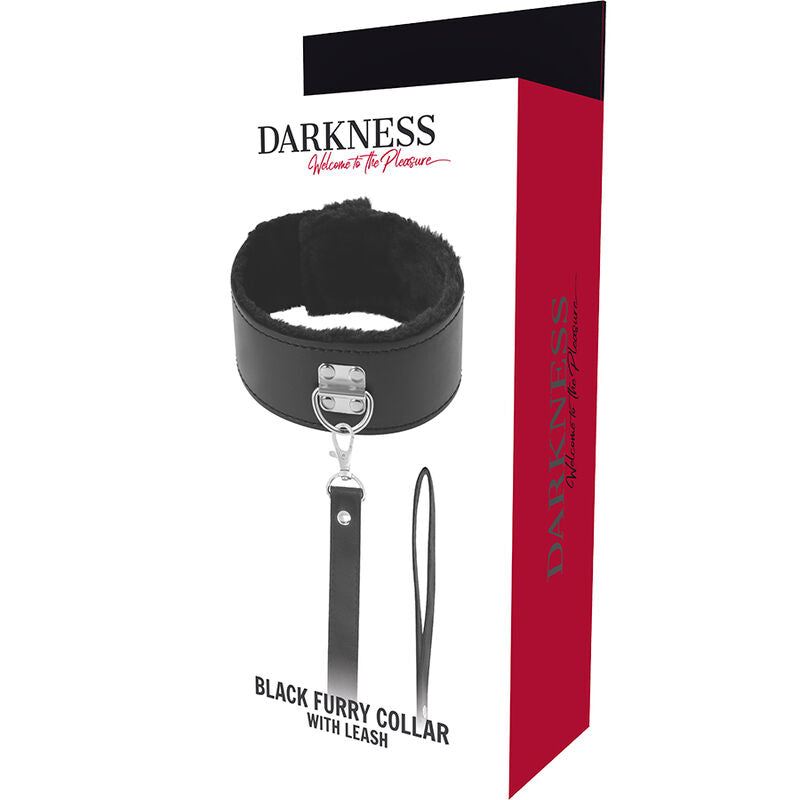 DARKNESS - COLLARE FODERATO CON GUINZAGLIO 