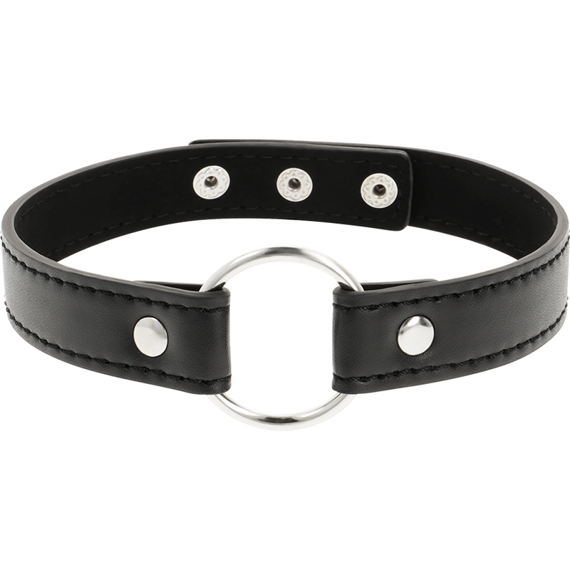 COQUETTE CHIC DESIRE - CHOKER  IN PELLE VEGANA CON ACCESSORIO DONNA
