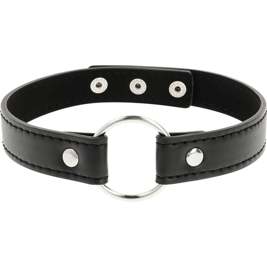 COQUETTE CHIC DESIRE - CHOKER  IN PELLE VEGANA CON ACCESSORIO DONNA
