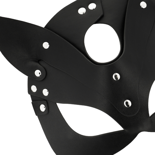 COQUETTE CHIC DESIRE - MASCHERA IN PELLE VEGANA CON ORECCHIE DA GATTO