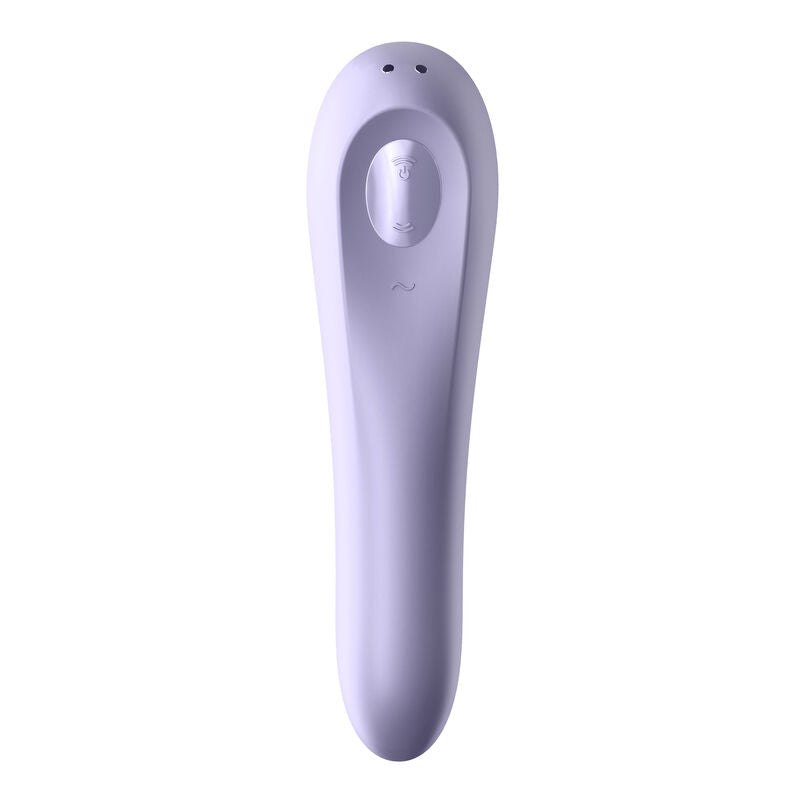 SATISFYER - DUAL PLEASURE  VIBRATORE  SUCCHIA CLITORIDE AIR PULSE CON APP MALVA