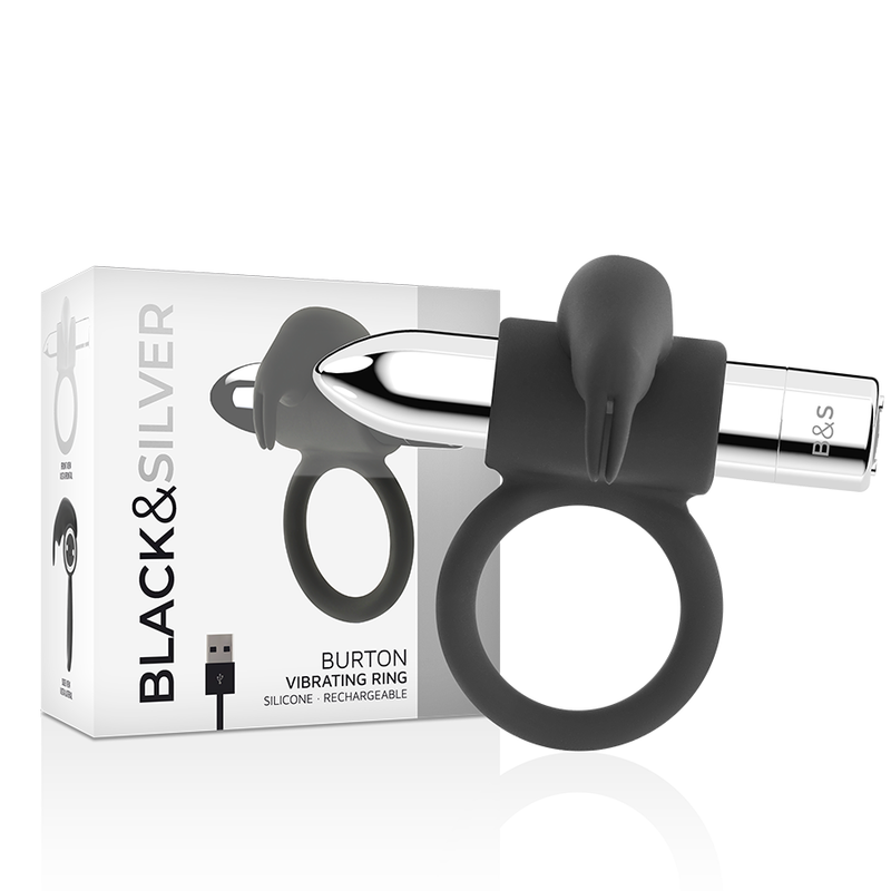 ANELLO PENE VIBRANTE, SILICONE MEDICO, 10 MODALITÀ VIBRAZIONE